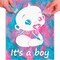 Gender Reveal Exposuring Art Canvas Kit (It’s a Boy), Surprise Baby Shower Pregnancy Announcement